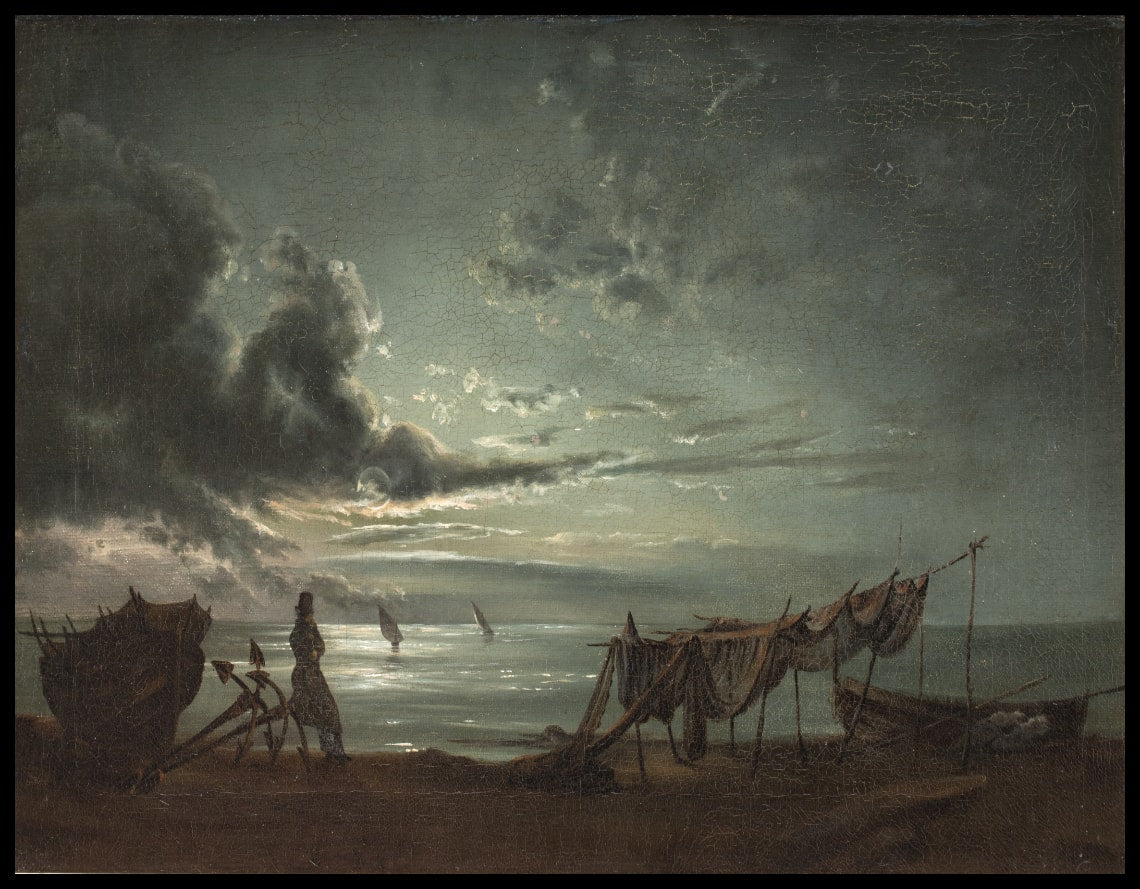 Le golfe de Naples. Clair de lune