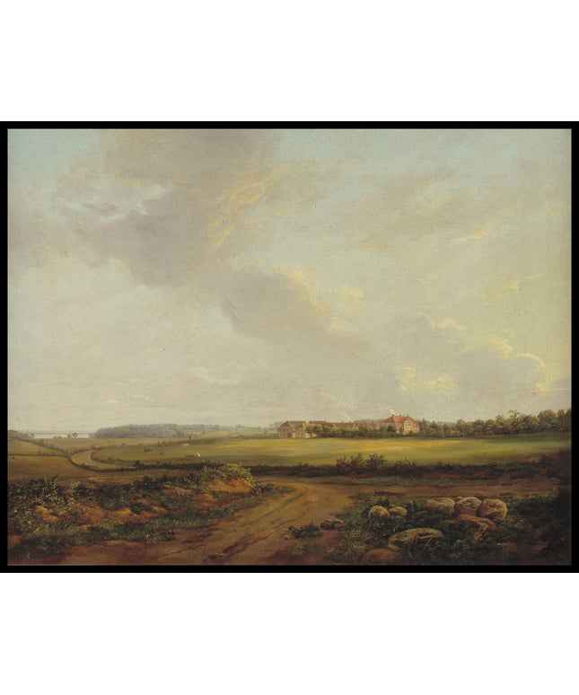 View of Engelholm at Præstø in Zealand