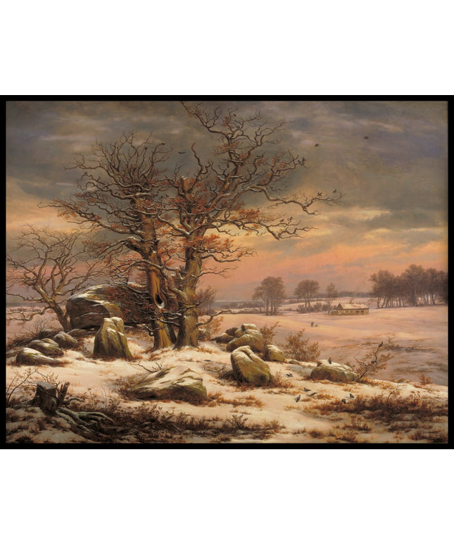 Winter Landscape near Vordingborg, Denmark