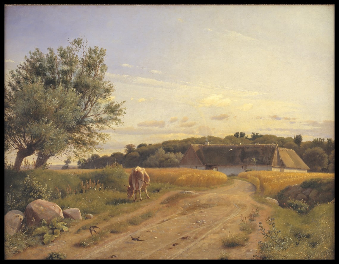A Croft at Lodskov near Vognserup Manor, Zealand