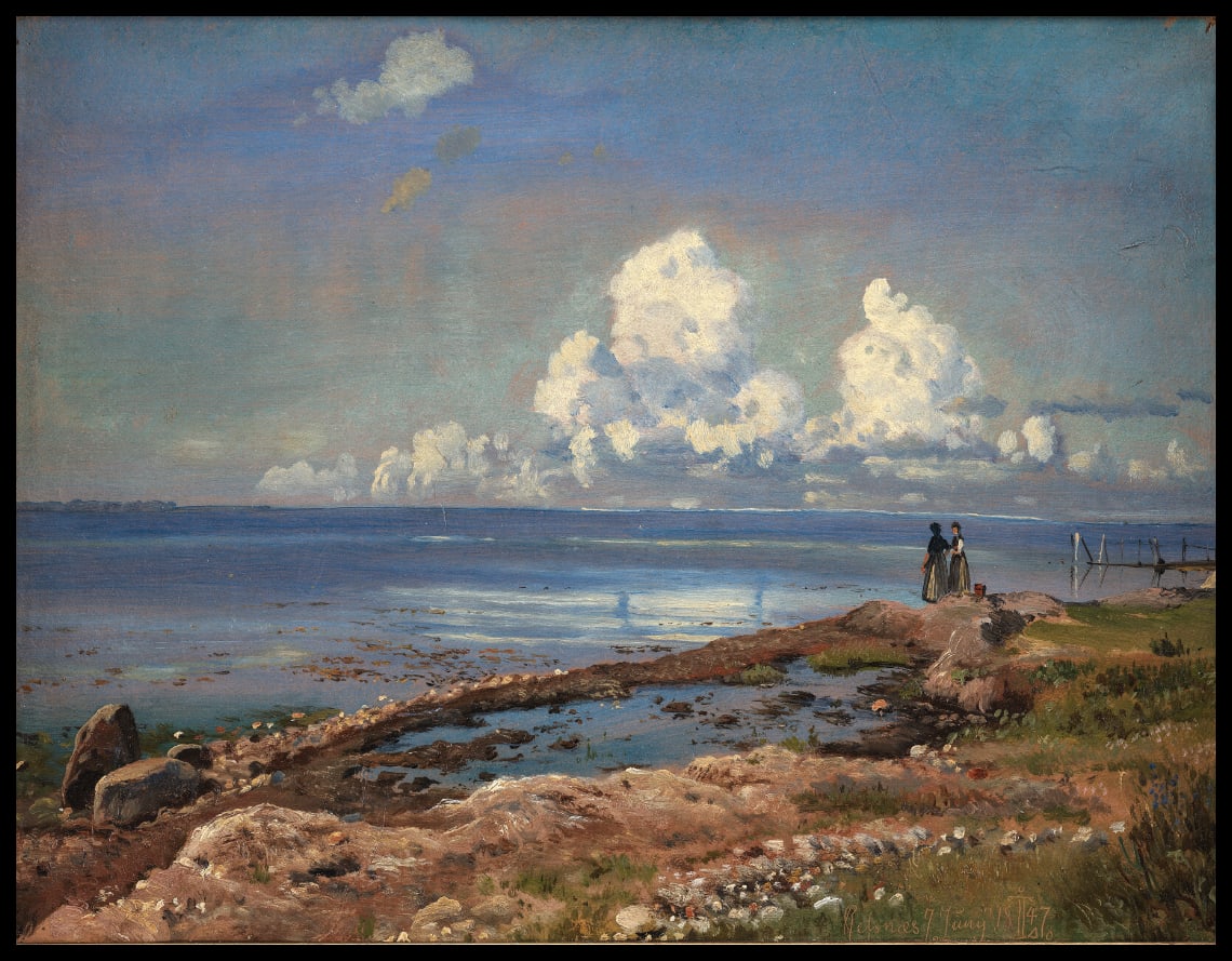 La plage de Refsnæs, Zélande