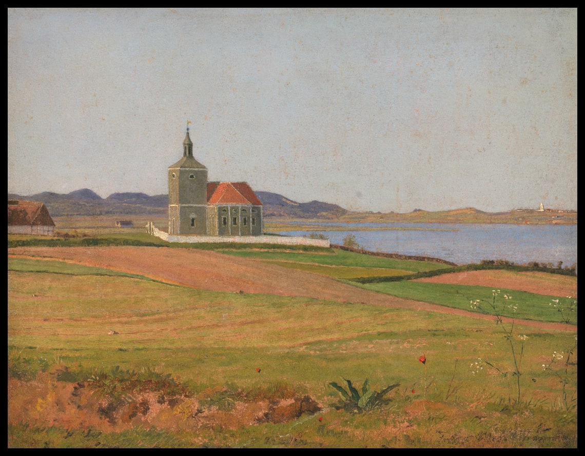 L'église de Vinderød près de Frederiksværk