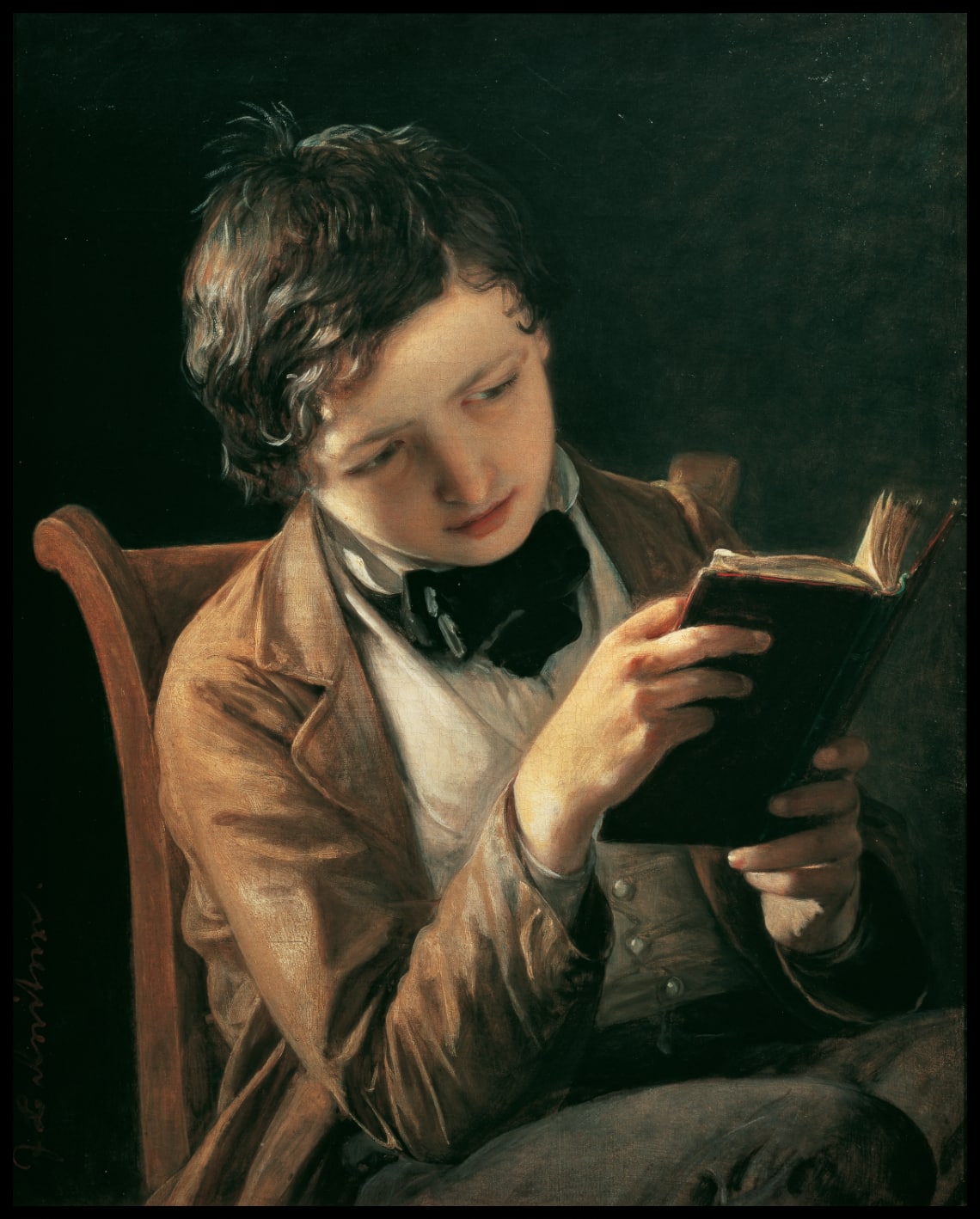 Reading boy