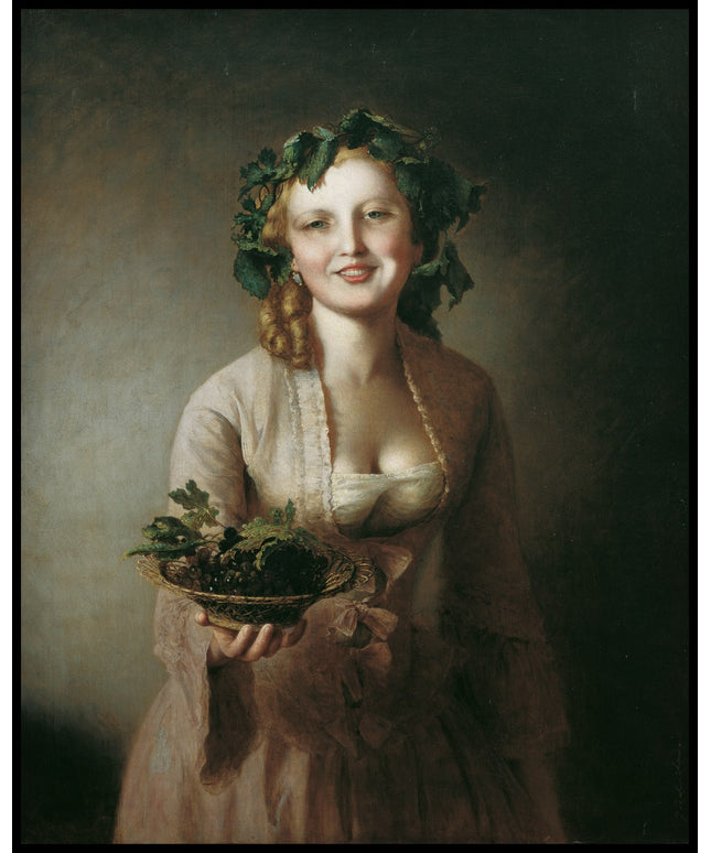 Lexi mit den Trauben