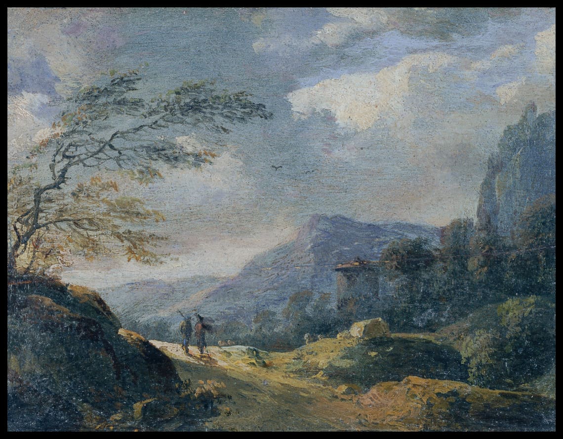 Kleine Gebirgslandschaft
