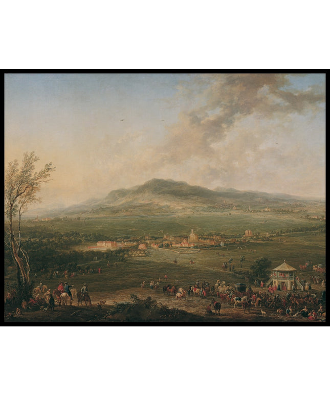 Laxenburg vom Lusthaus auf der Hanawiese gegen Mödling