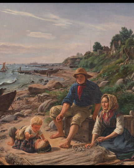 Family life in a small fishing village north of Helsingør