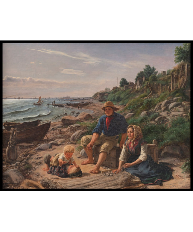 Family life in a small fishing village north of Helsingør