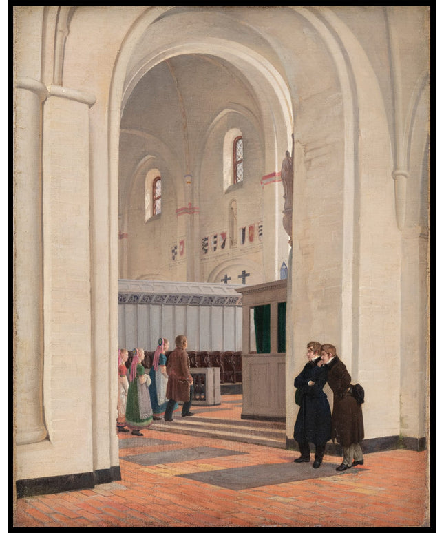 The Interior of St Bendt's Church at Ringsted