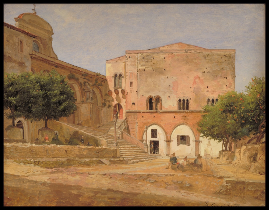 The Market Place in Priverno