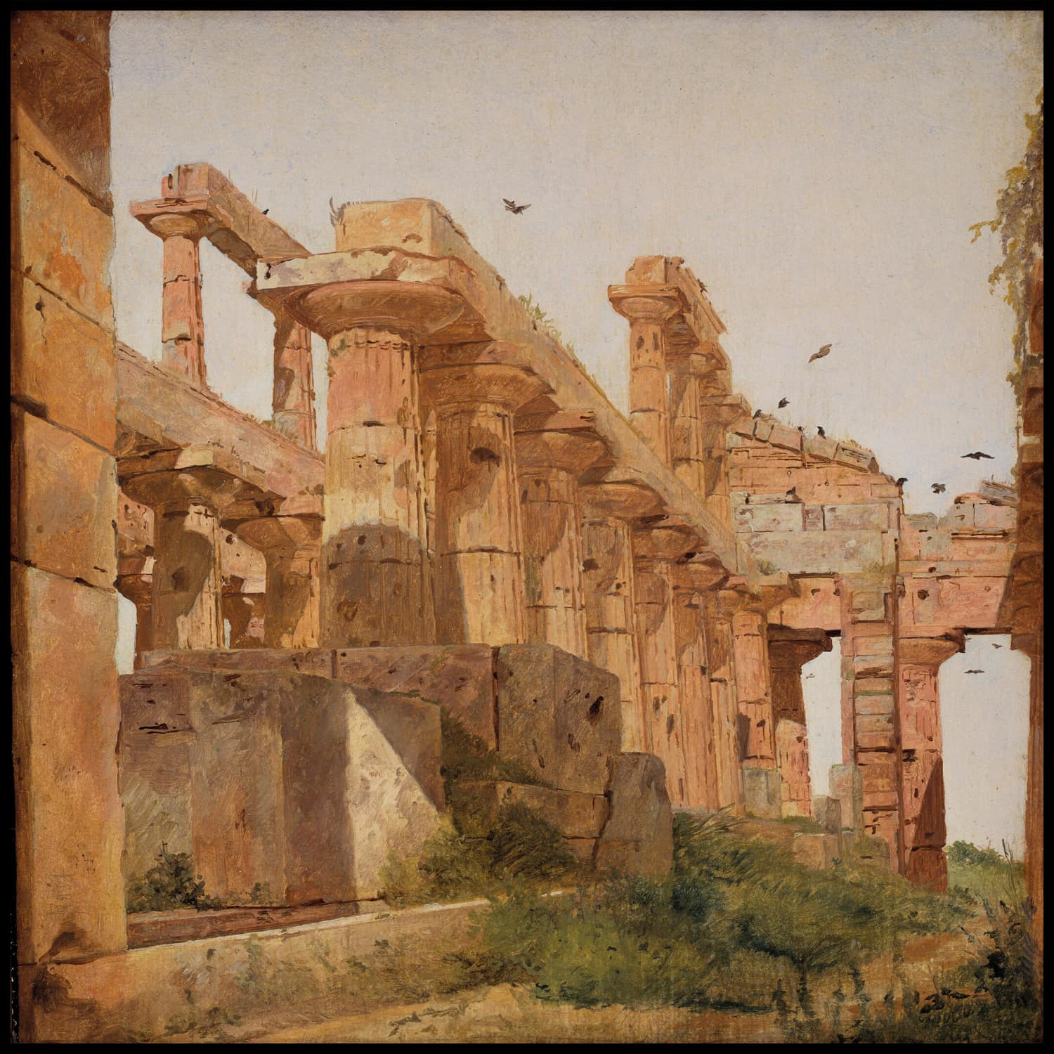The Temple of Hera at Paestum, Italy