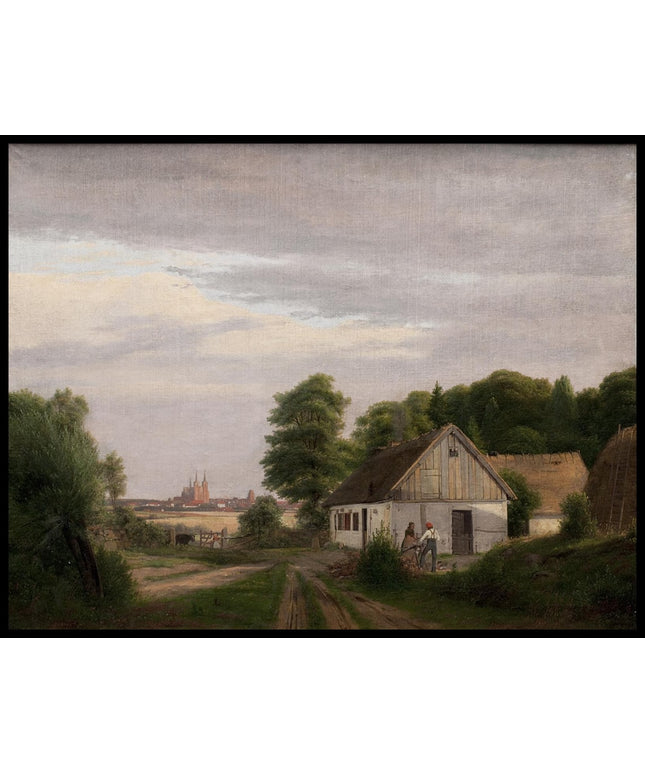 View towards Roskilde from a smallholder's farm