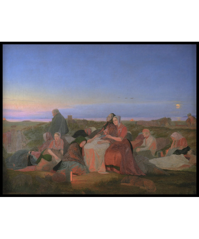 Midsummer's Eve. Sick People Asleep upon the Grave of St. Helena at Tisvilde