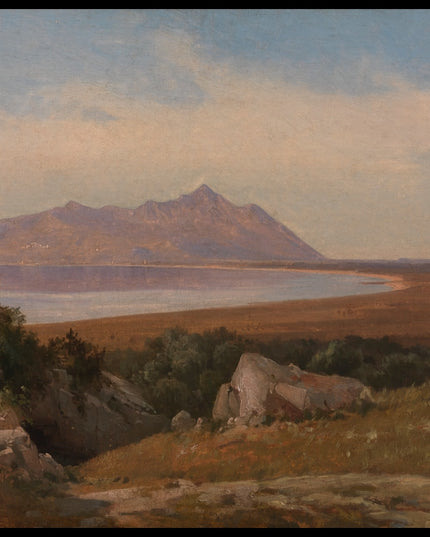 Monte Circeo Seen from the District of Terracina