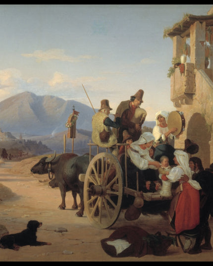 Roman Peasants Going to Market