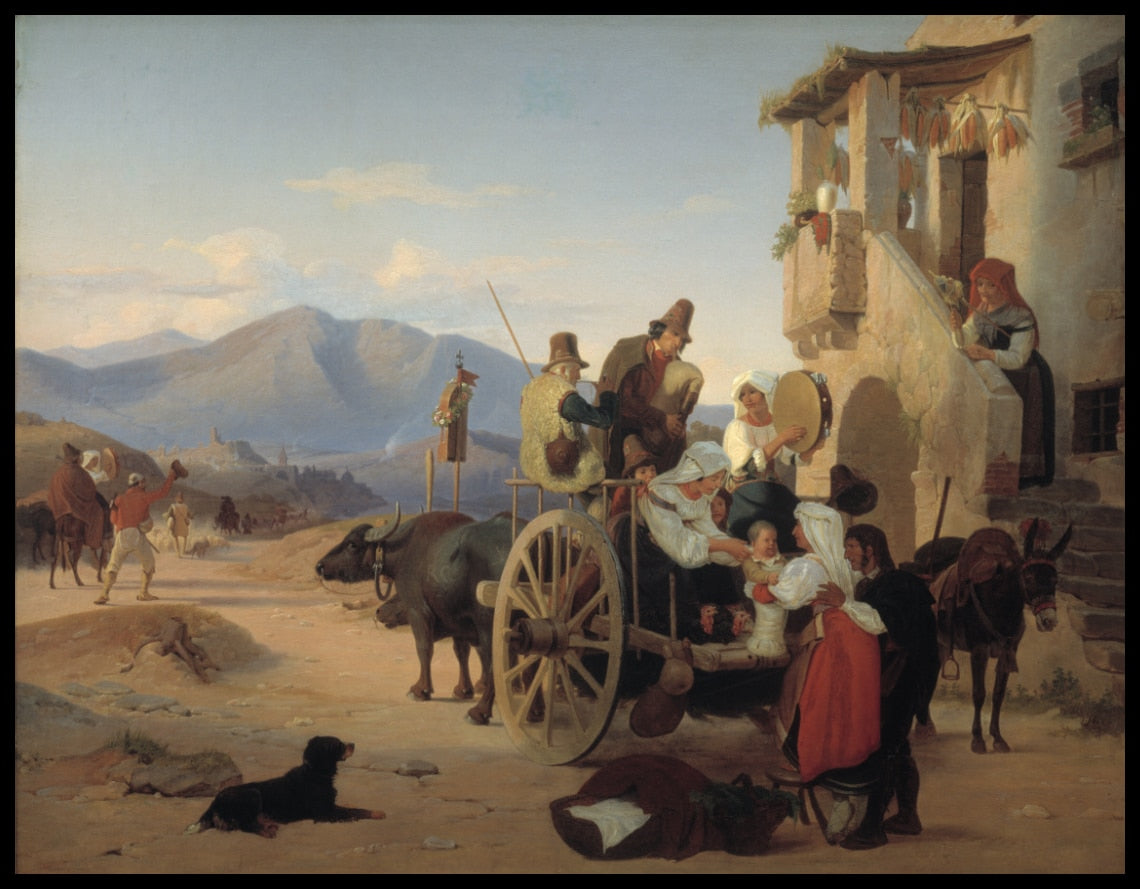 Roman Peasants Going to Market