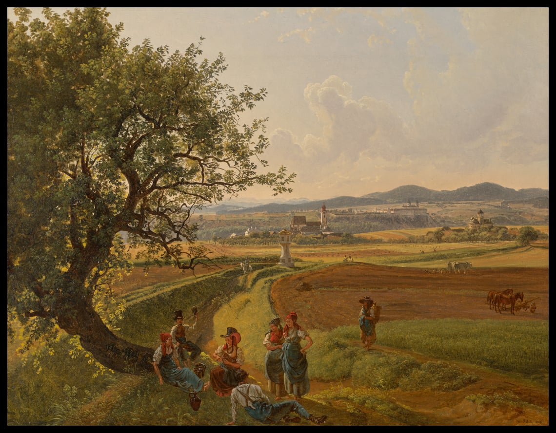 Ansicht der Herrschaft Emmersdorf und Schloss Rothenhof
