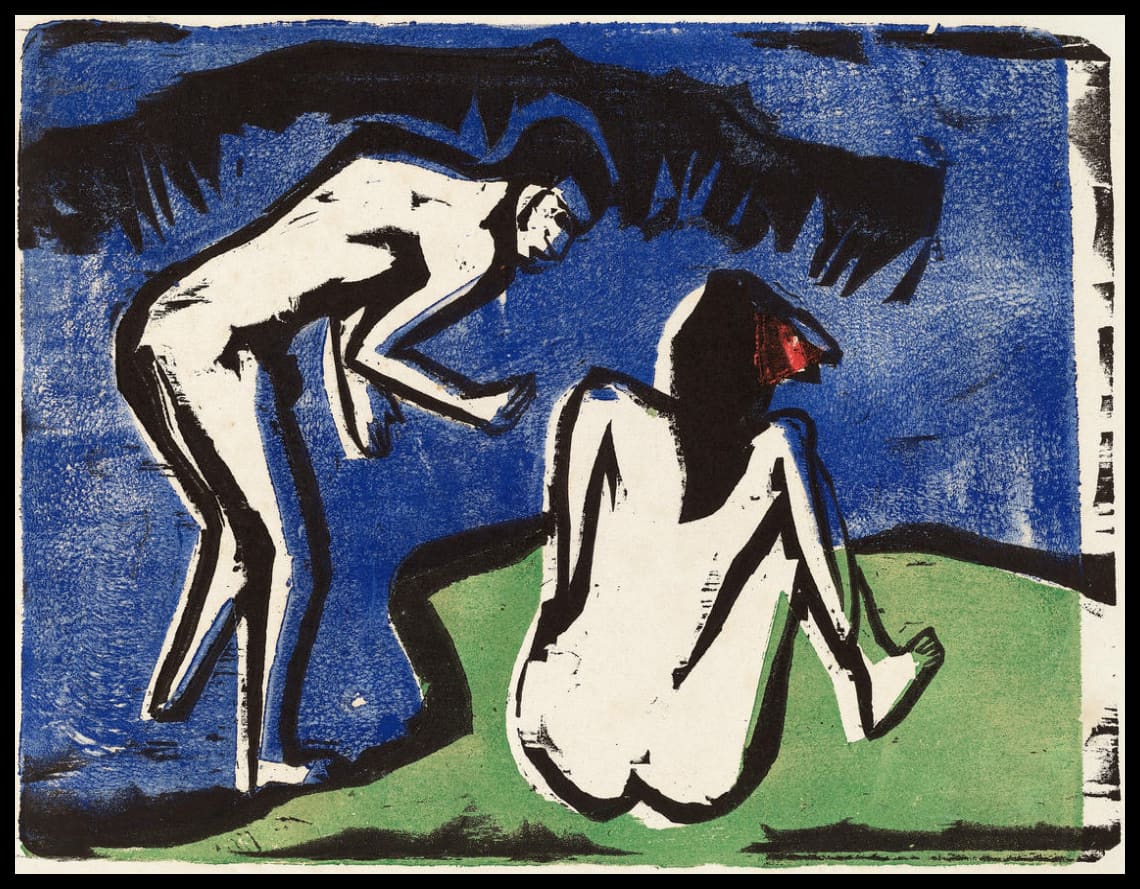 Bathing Couple