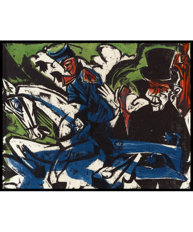 Begegnung Schlemihls mit dem grauen Männlein auf der Landstraße