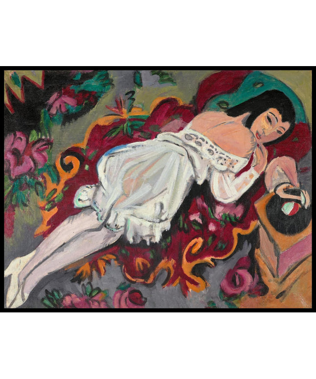 Girl in White Chemise