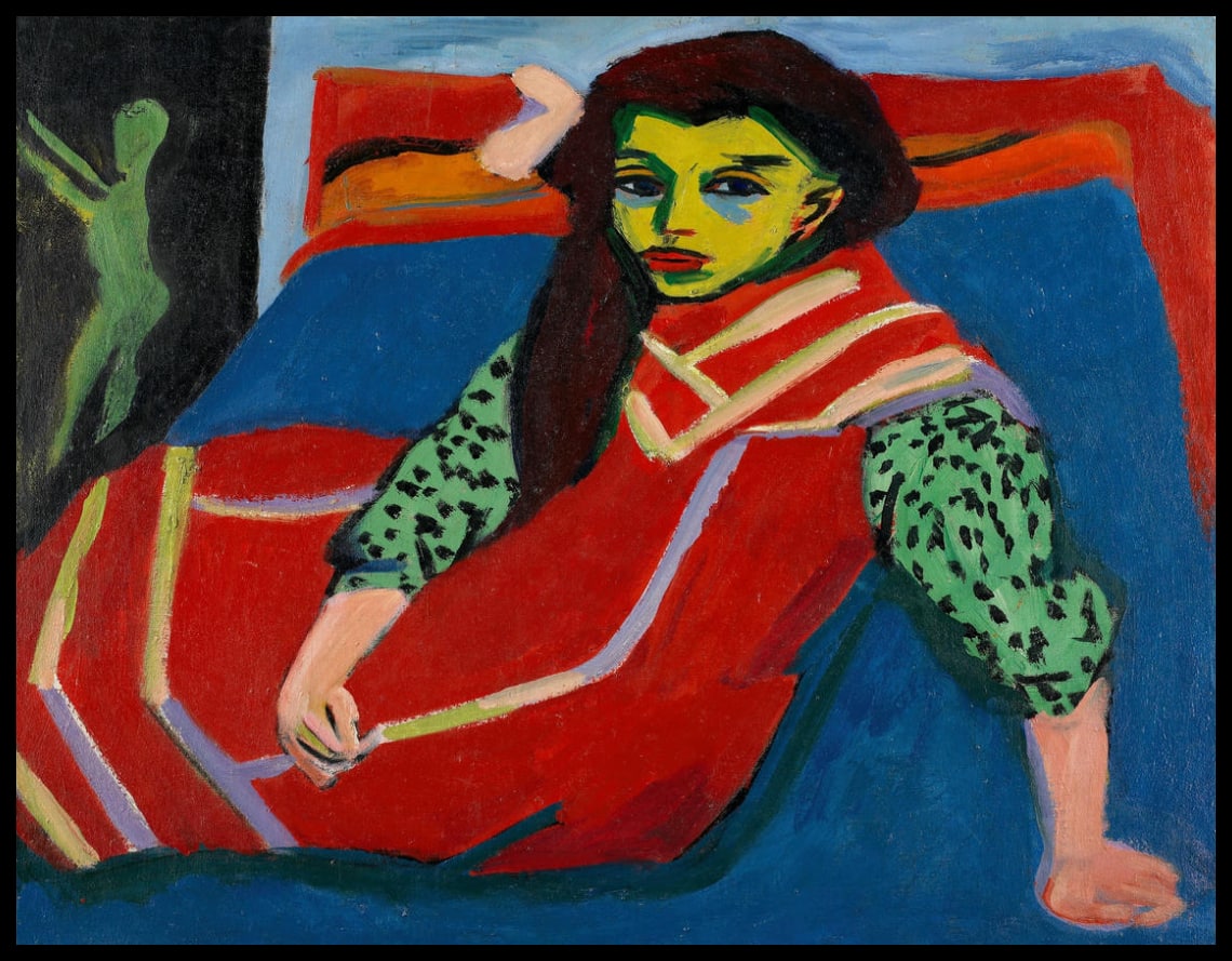 Fille assise (Fränzi Fehrmann)