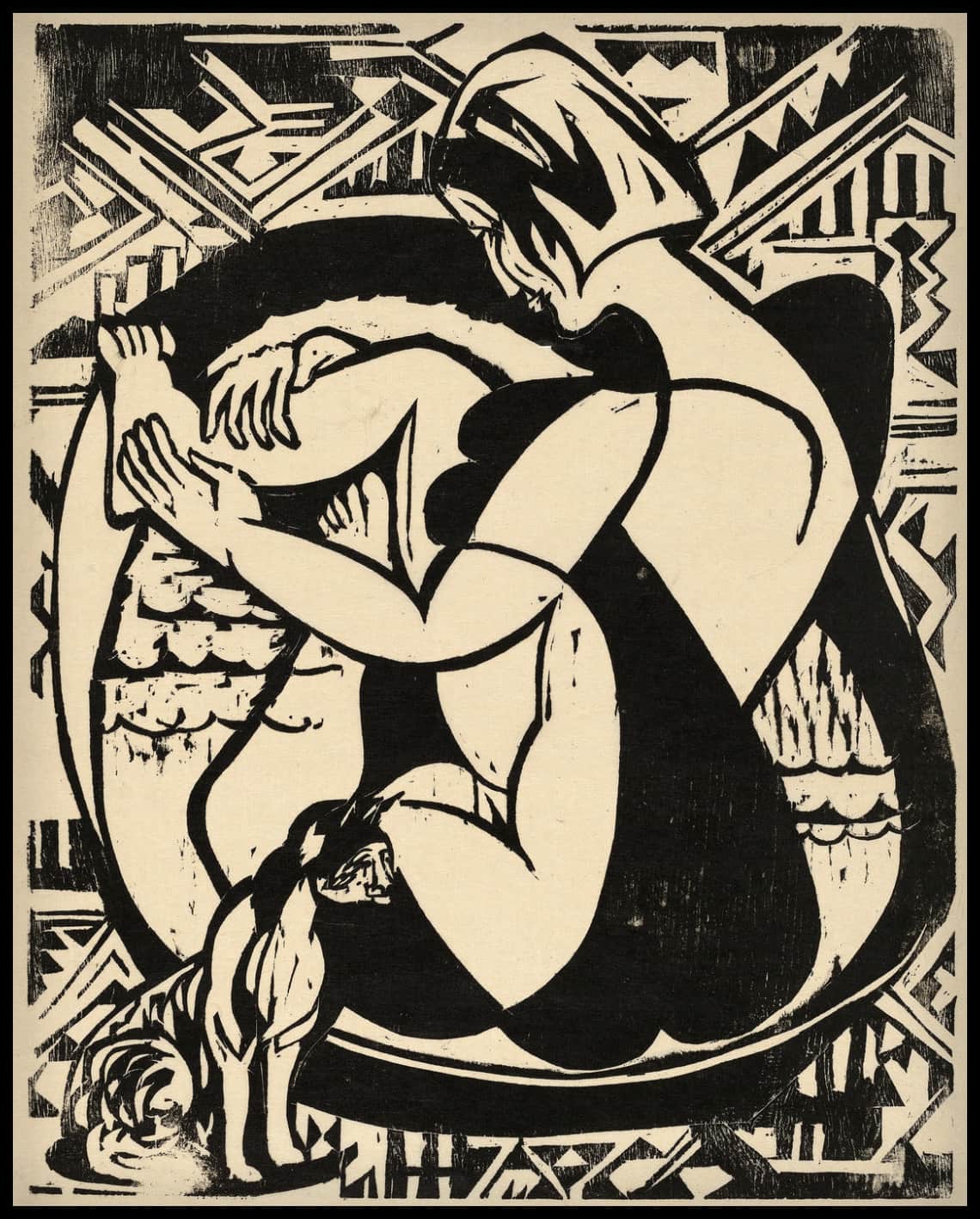 Femme dans la baignoire