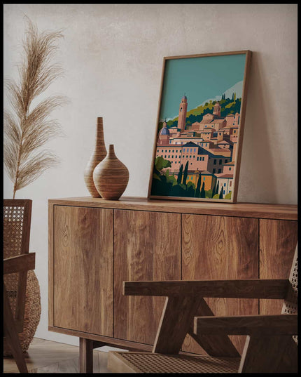 Urbino Illustration Poster