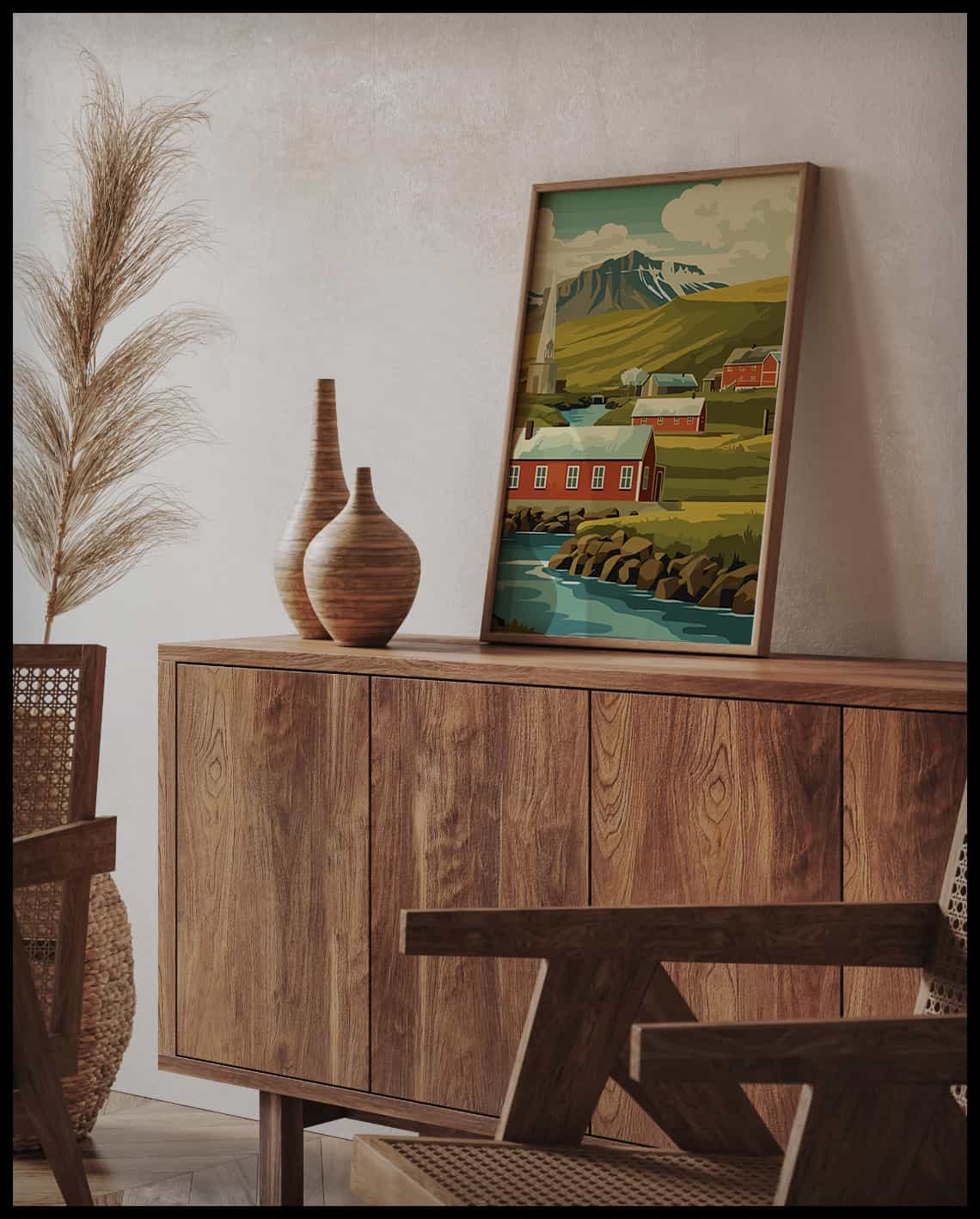Affiche du village de Höfn