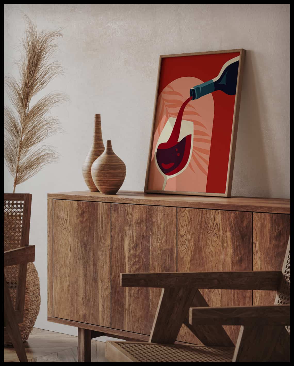 Verre à vin Poster