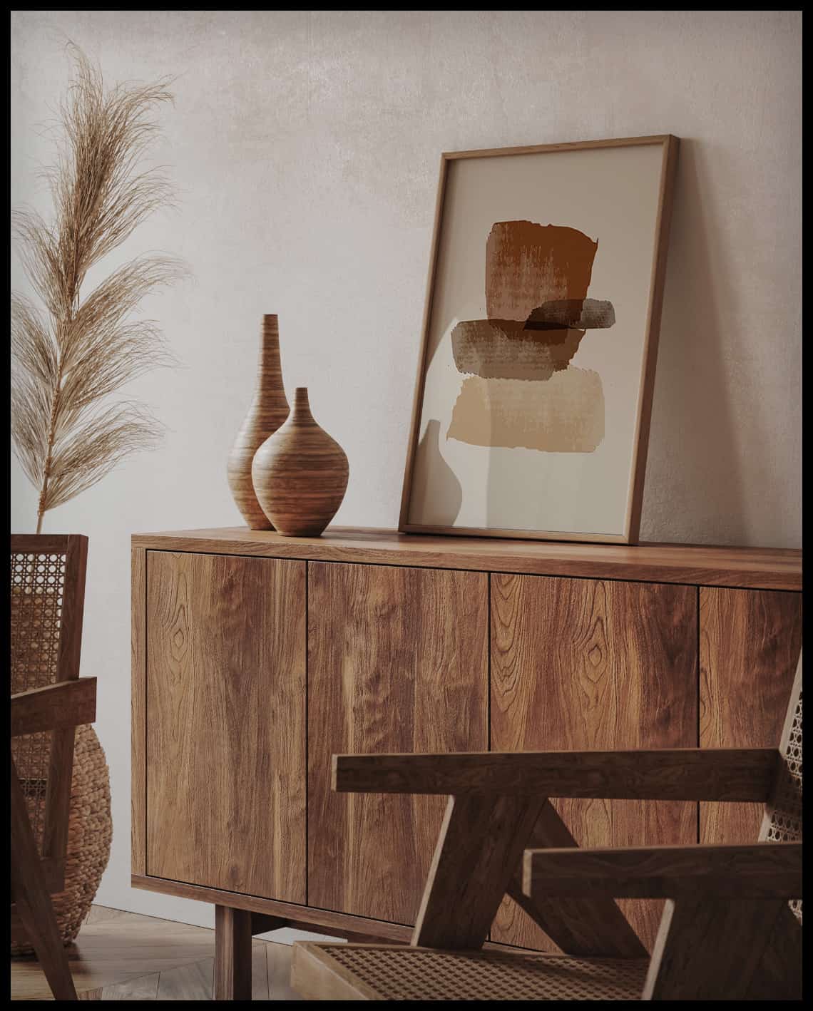 Coup de pinceau Poster