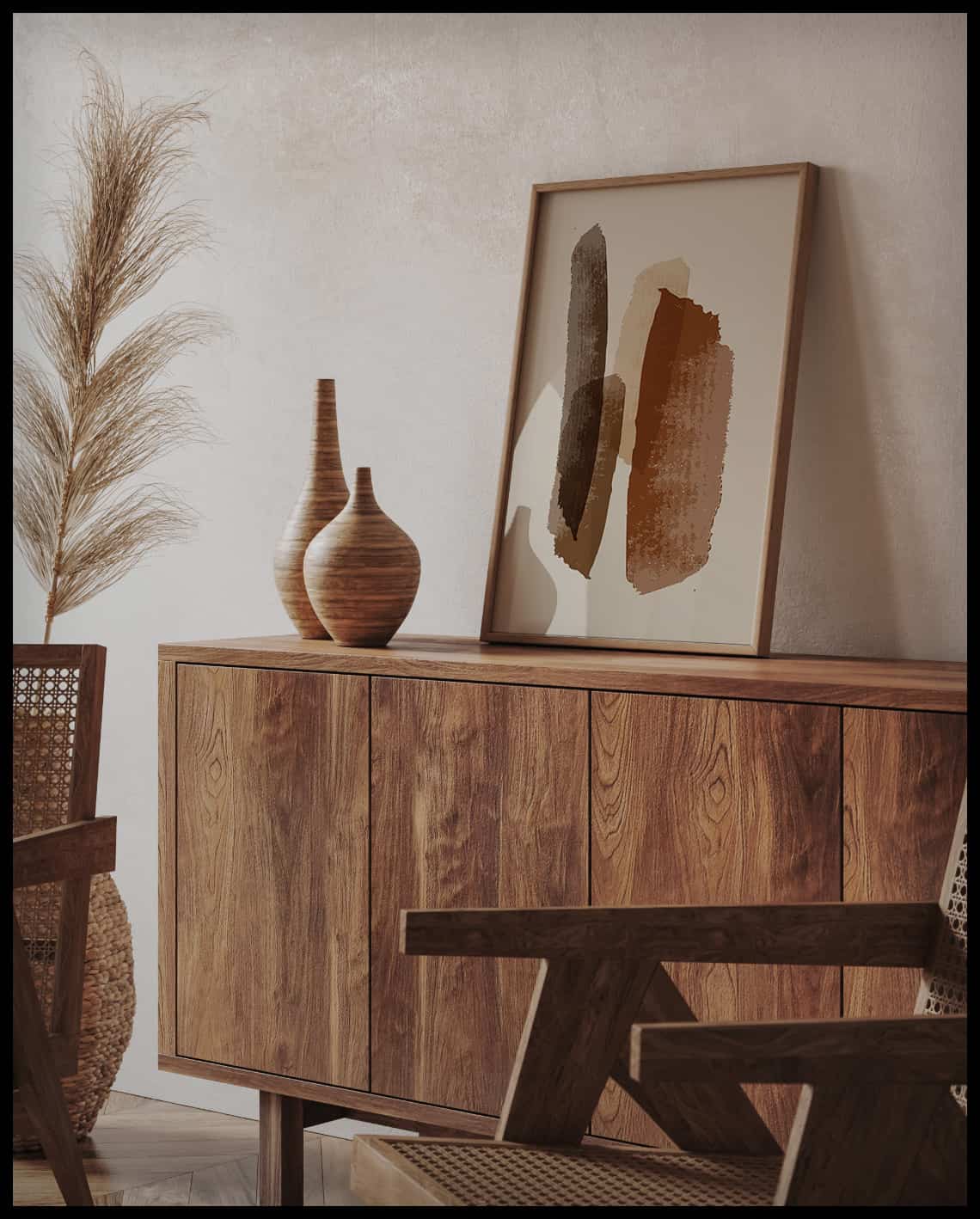 Coup de pinceau Poster