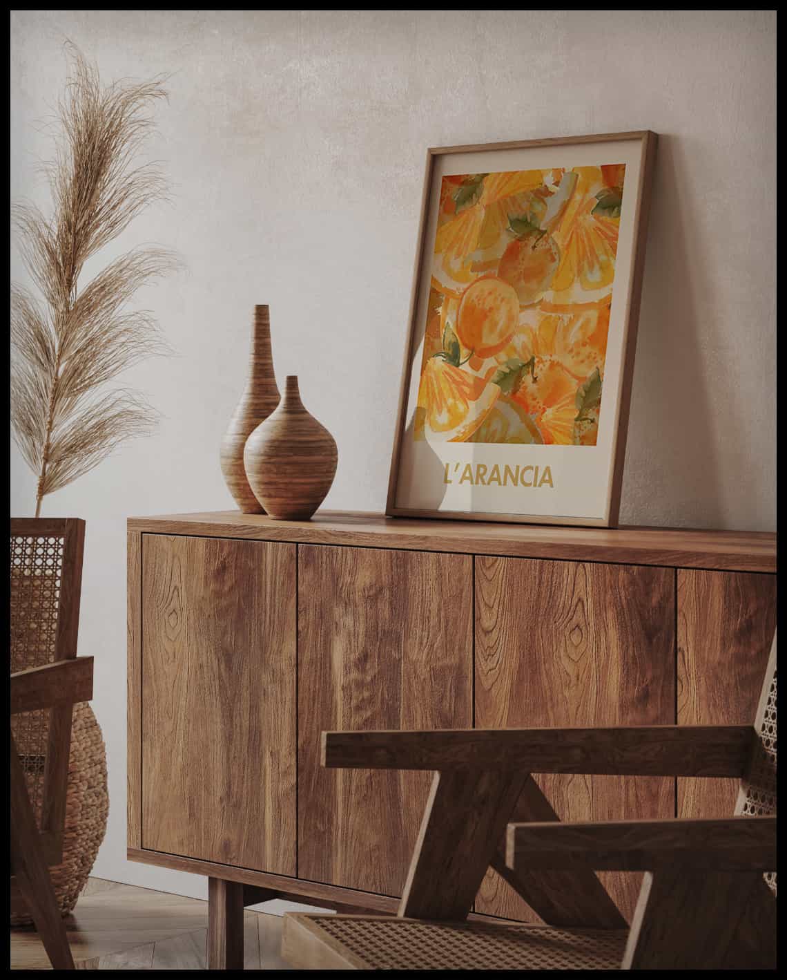 Affiche orange
