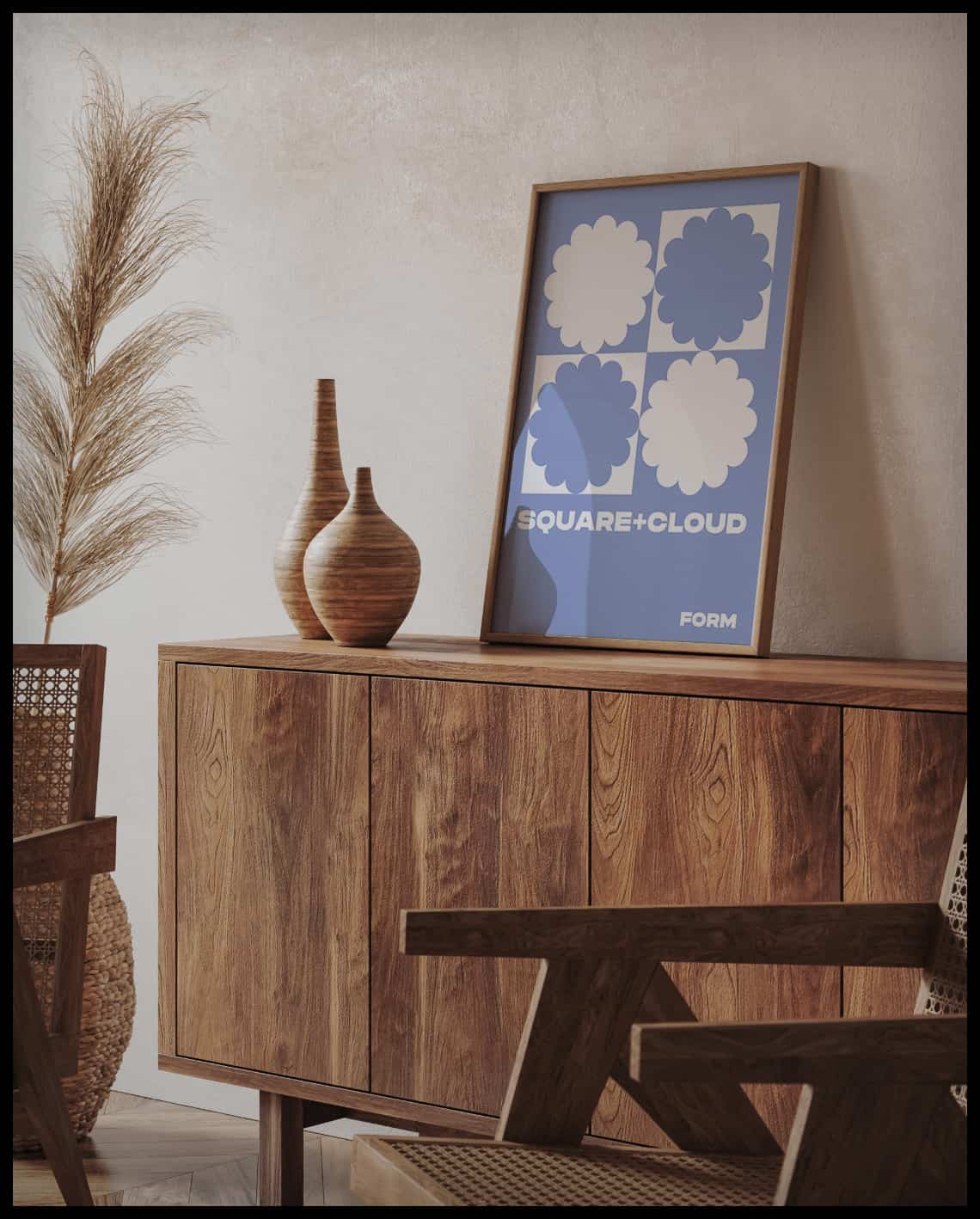 Poster Square Cloud