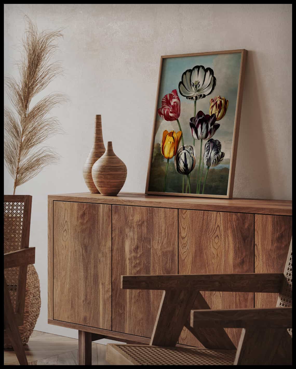 Group Of Tulips