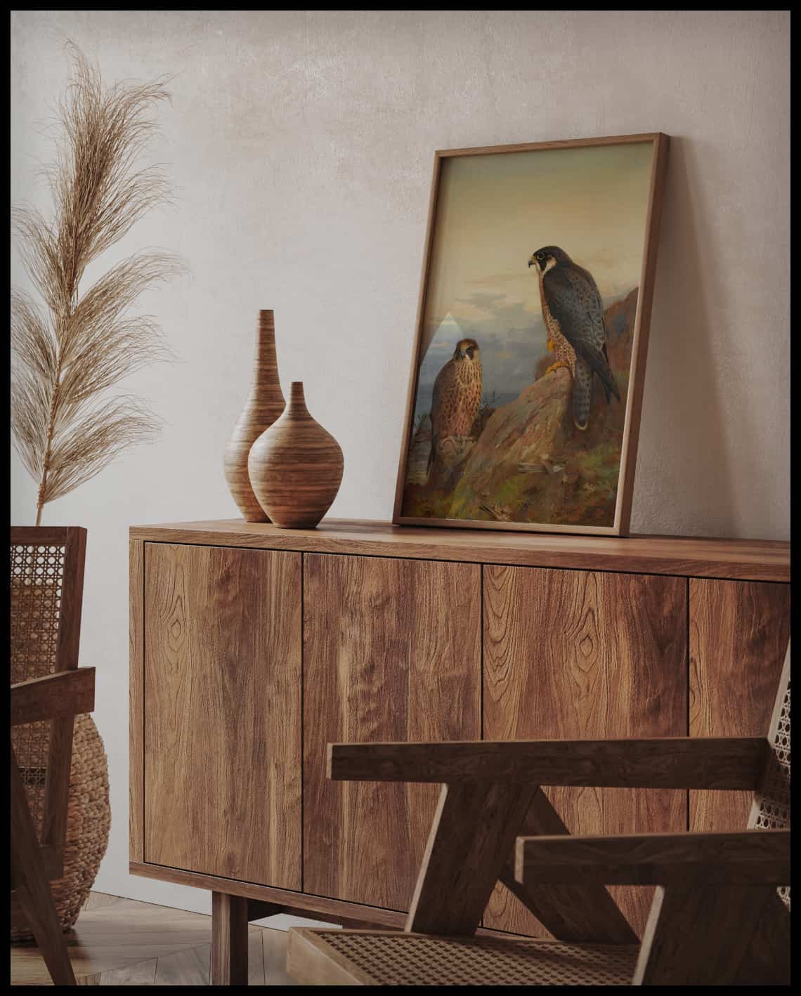 Peregrine falcon poster