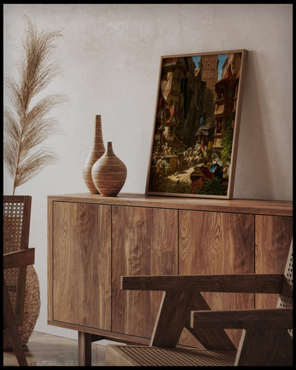 Ankunft der Postkutsche