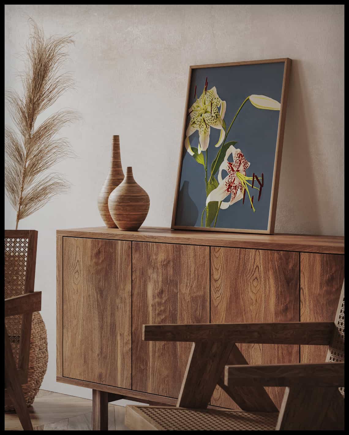Lilies Collotype