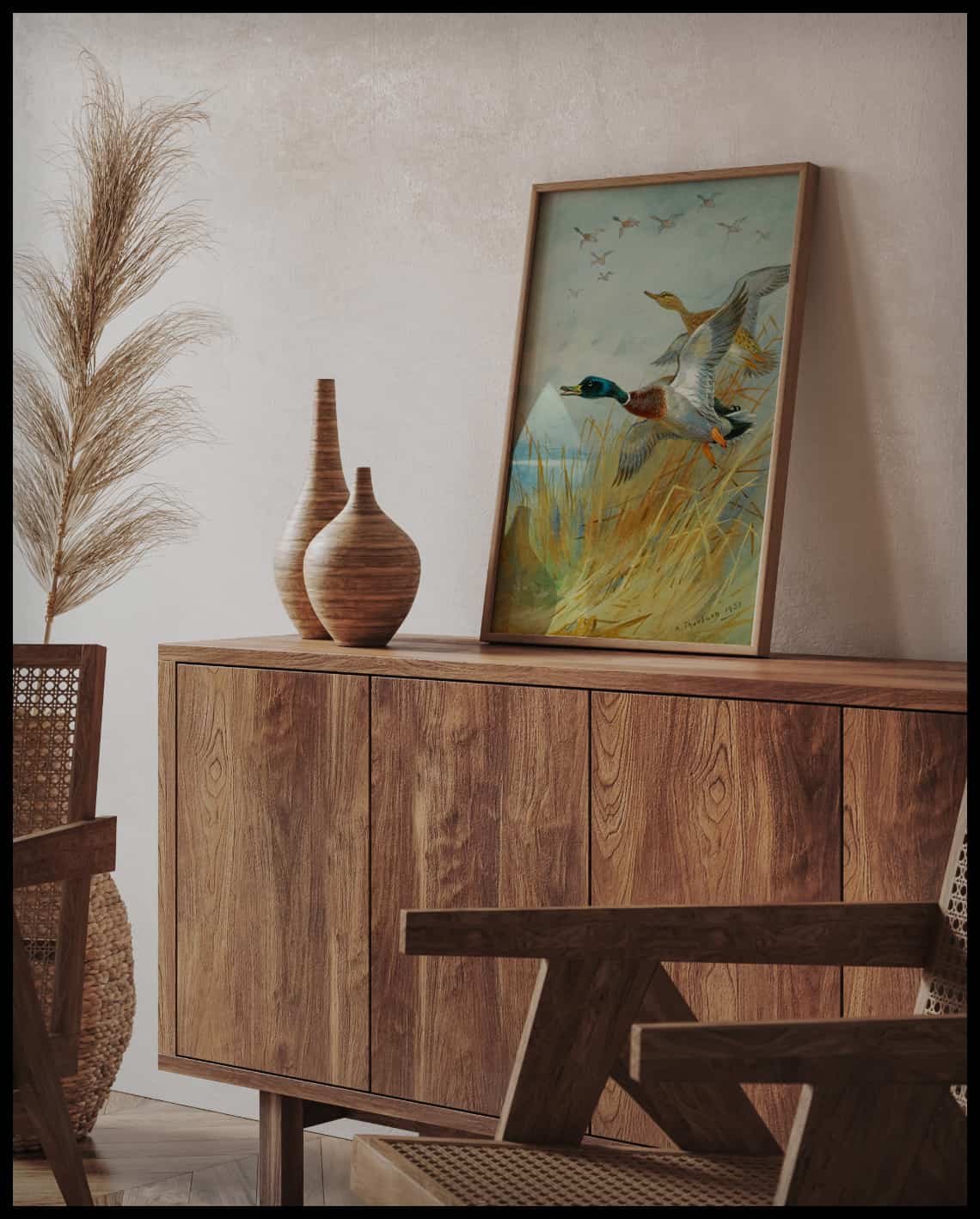 Mallard ducks poster