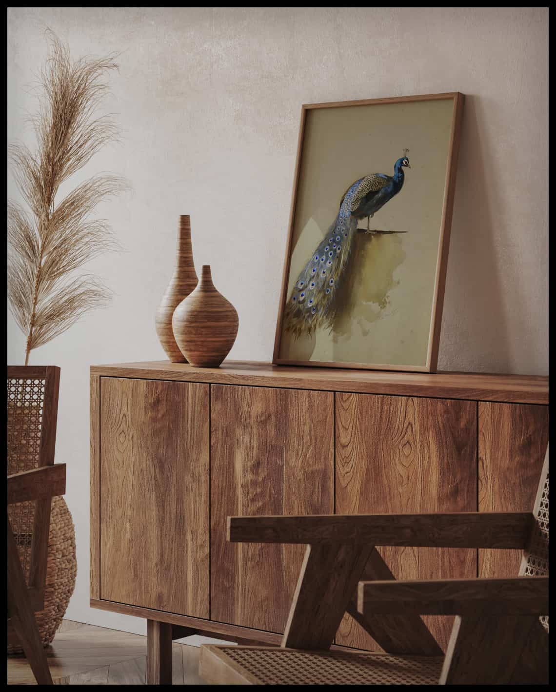 Peacock poster