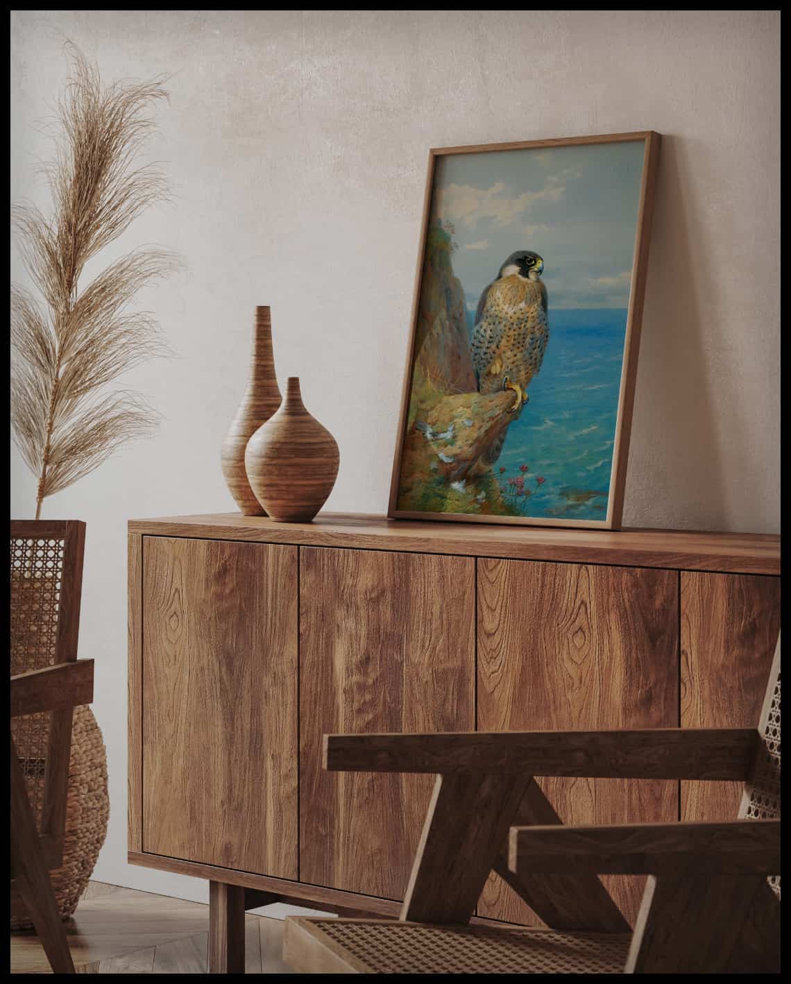Peregrine falcon poster