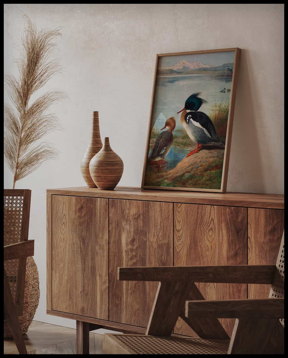 Gänsesäger Poster