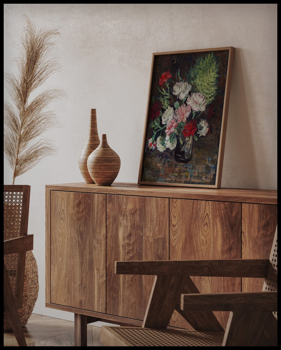 Still life with carnations