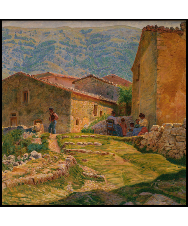 Sunny morning in Civita d'Antino