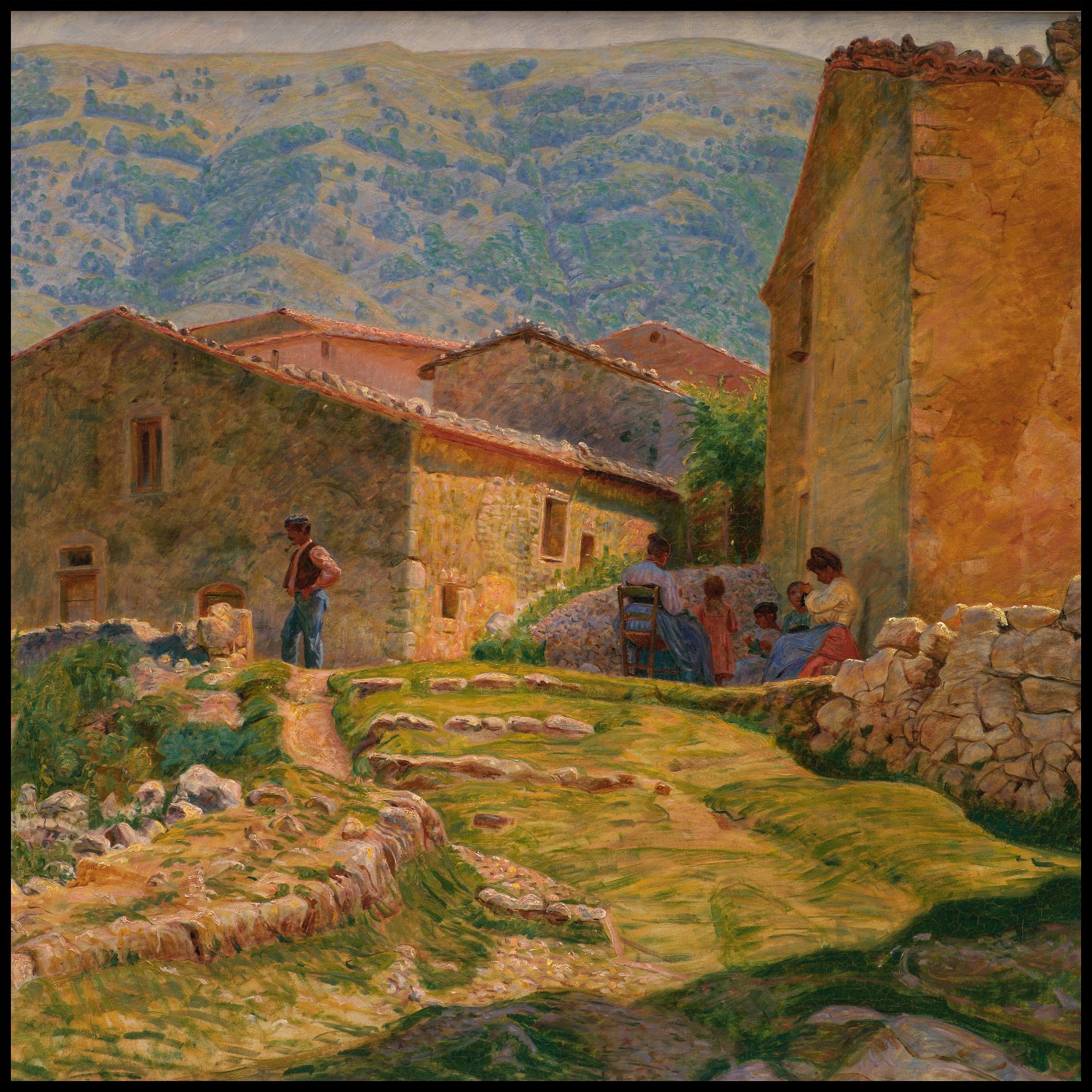 Matin ensoleillé à Civita d'Antino