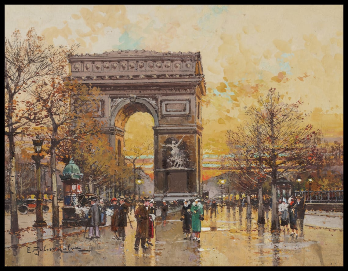 Arc de Triomphe in the Fall