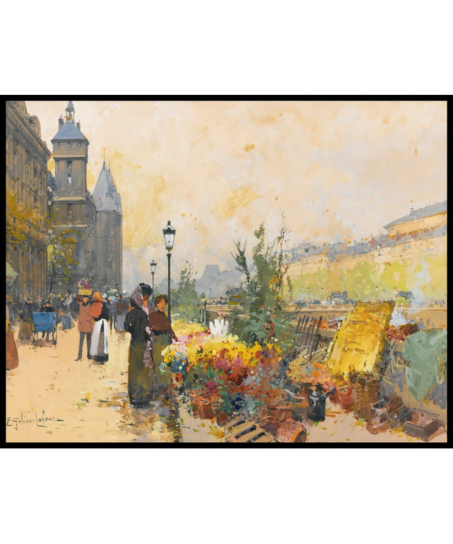 Le Marché Des Fleurs À La Cité