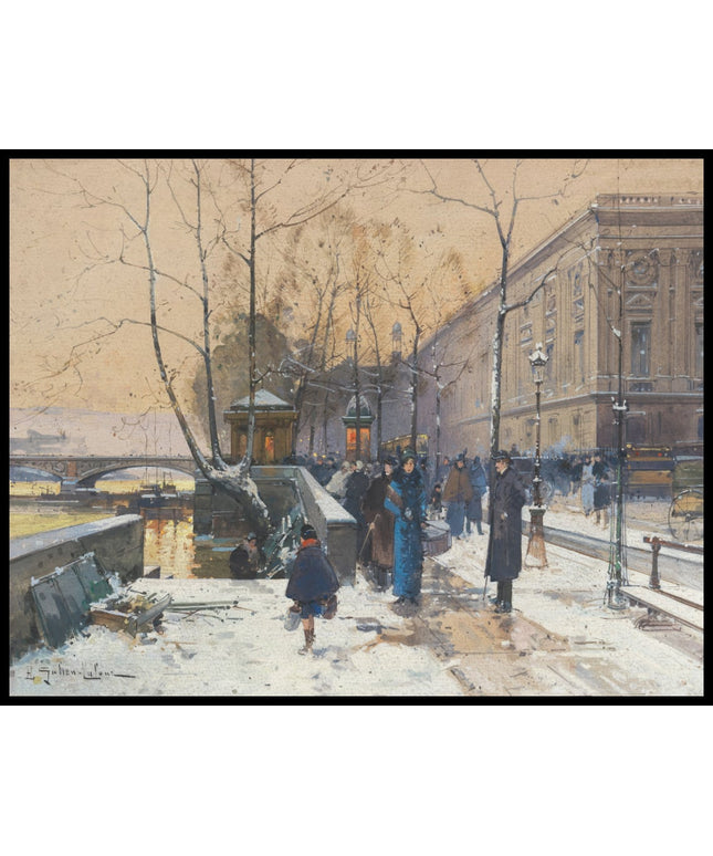 Les bords de la Seine près de Châtelet