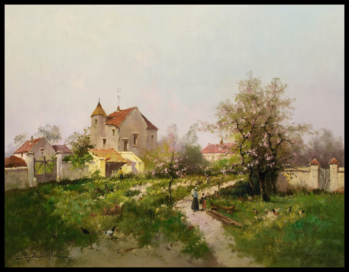 Rural Scene In The Barbizon Suburbs