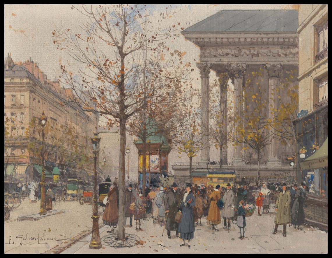 Vue animée de la Madeleine