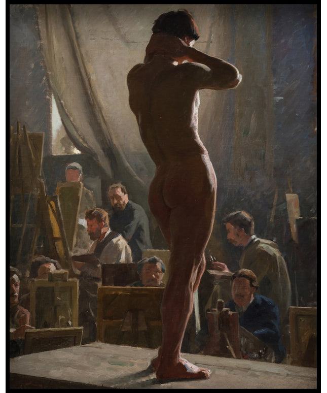 Male Nude in the Studio of Bonnat